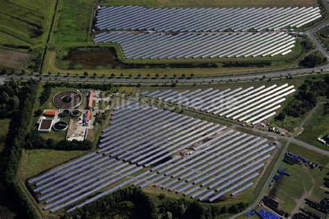 Luftbild Boizenburg Solarfeld Solarpark Bzw Photovoltaikanlage In