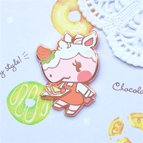 Acnh Retro Diner Hard Enamel Pins Animal Crossing New Etsy