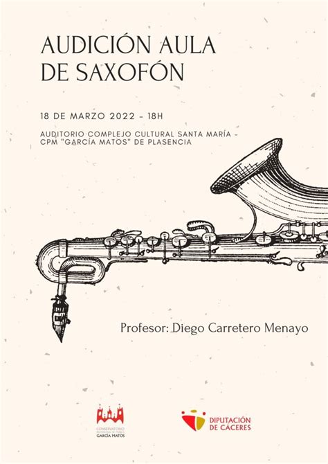 Audición Del Aula De Saxofón Conservatorio Profesional De Música García Matos