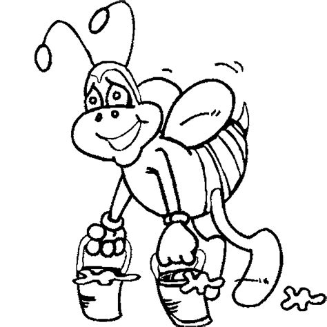 Bee Attitudes Sheet Coloring Pages