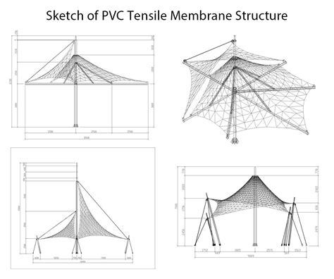 Pvc Tensile Membrane Structure Buy Pvc Tent Membrane Structure Pvc