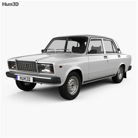 VAZ Lada 2107 2006 3D model - Vehicles on Hum3D