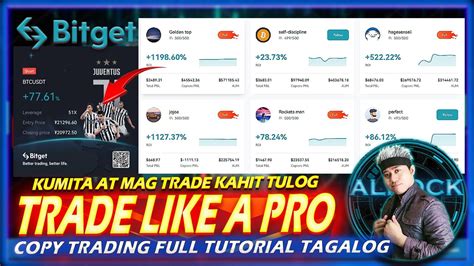 Bitget Full Copy Trading Tutorial 2022 Tagalog How To Copy Trade On