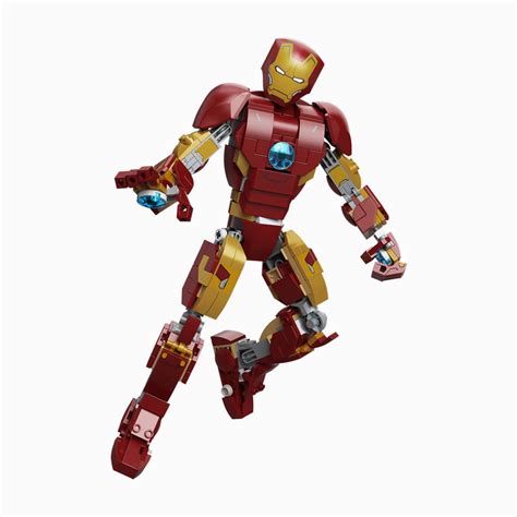 Lego Marvel Iron Man Figure Endtoend Mu