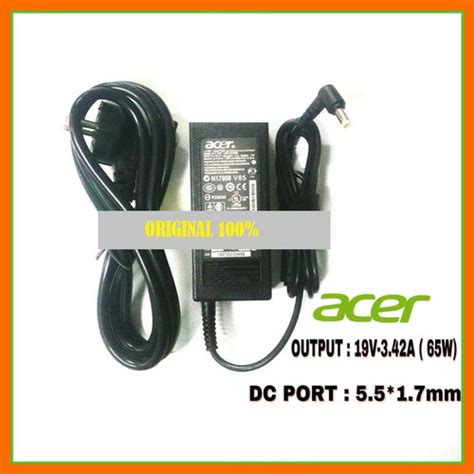 Jual Adaptor Charger Carger Casan Original Laptop Acer Aspire 19V 3 42A