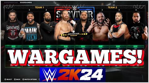 Wargames Og Bloodline Vs New Bloodline Wwe K Youtube