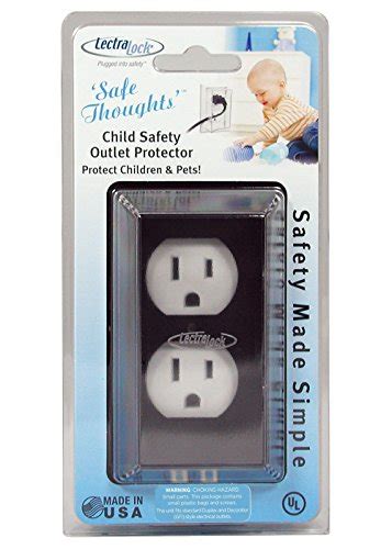 Lectralock Baby Safety Electrical Outlet Cover Small Child Proof