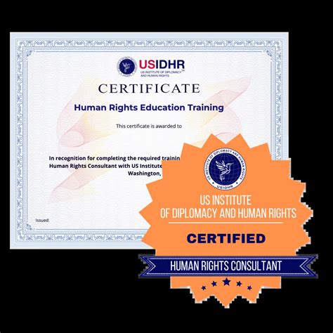 Us Institute Of Diplomacy And Human Rights Become A Certified Human Rights Consultant