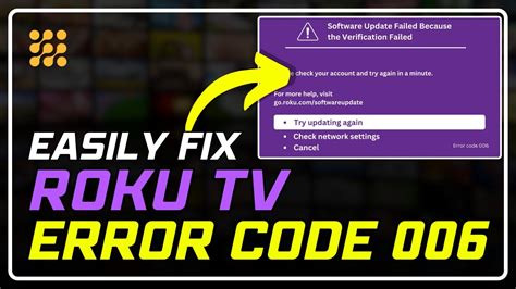 Fix Roku Error Code Step By Step Troubleshooting Guide Youtube