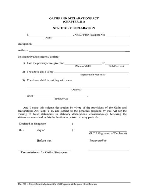 Statutory Declaration Form Complete With Ease Airslate Signnow