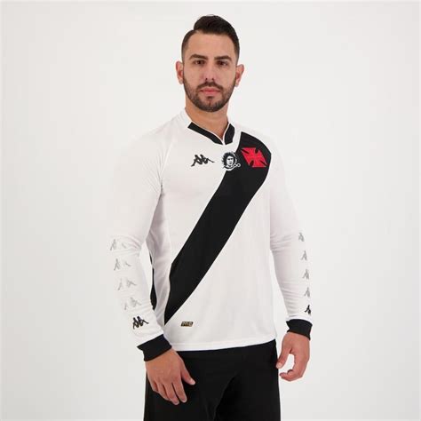 Camisa Vasco Ii Manga Longa Dinamite Eterno Kappa Masculina Em