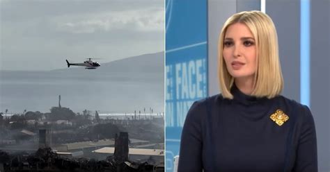 Ivanka Trump Quietly Traveled To Maui After Wildfires To Help