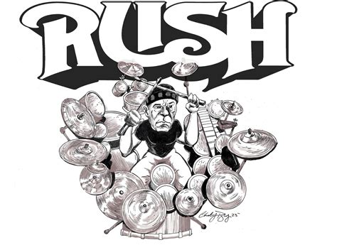 Artstation Neil Peart Rush