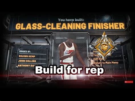 Nba 2k21 Glass Cleaning Finisher Best Build For Park YouTube