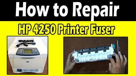 Hp 4200 Hp 4250 Fuser Unit Teflon Sleeve Replace And How To Repair