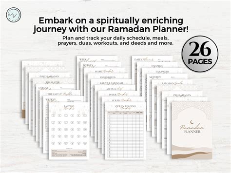 Ramadan Planner Muslim Planner Digital Quran Tracker Salat Tracker