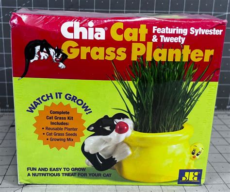 Chia Cat Grass Planter