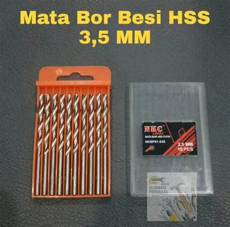 Jual Mata Bor Besi Hss Mm Nkc Twist Drill Mm Di Lapak Tb