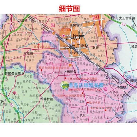 河北廊坊市地图 图库 五毛网