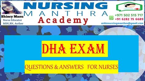 Dha Exam Questions2021 Dha Exam Questions And Answers For Nursesdha