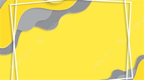 Abstract Geometric Creative Business Grey Yellow Powerpoint Background ...