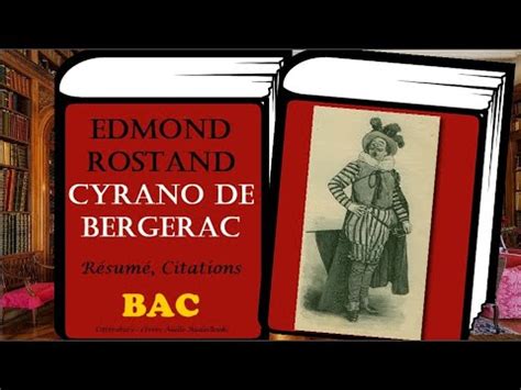 Edmond Rostand Cyrano De Bergerac R Sum Citations Youtube