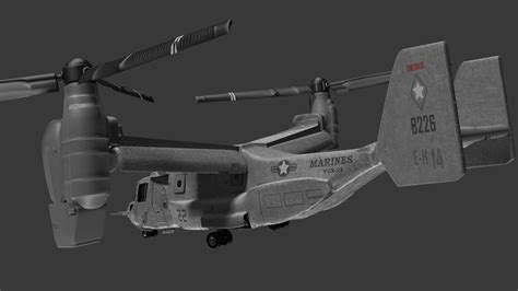 V22 OSPREY Helicopter 3D model | CGTrader