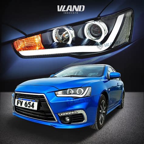 For Lancer 2008 UP EX LED Headlights Assembly Head Lamp Manufacturer