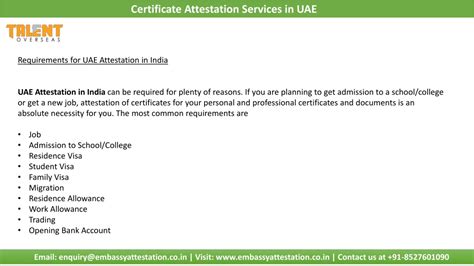 Ppt Know About Certificate Attestation Services In Uae Powerpoint