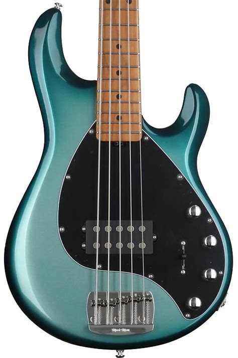 Ernie Ball Music Man StingRay Special 5 Bass Guitar Frost Reverb