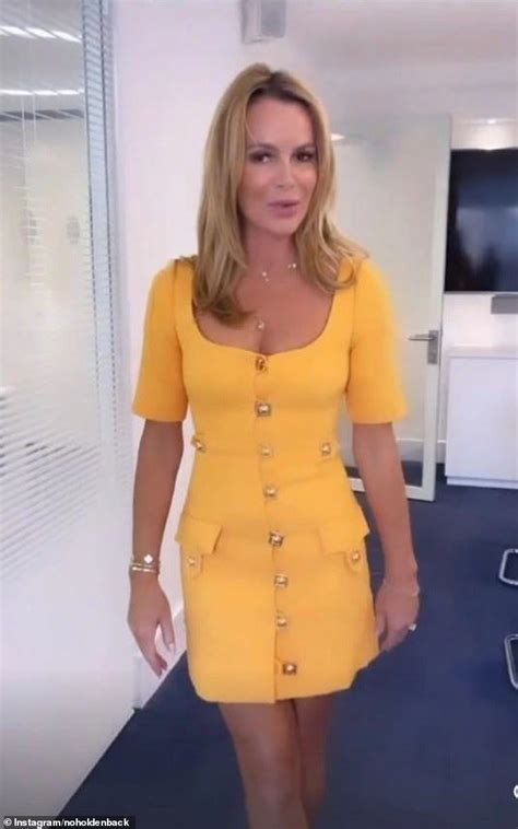 Amanda Holden Suffers A Wardrobe Malfunction As Her Dress Bursts Open