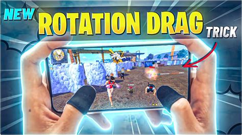 New Rotation Drag Trick Rotation Drag In Free Fire One Tap