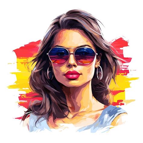 Premium Vector Colombian Beautiful Woman