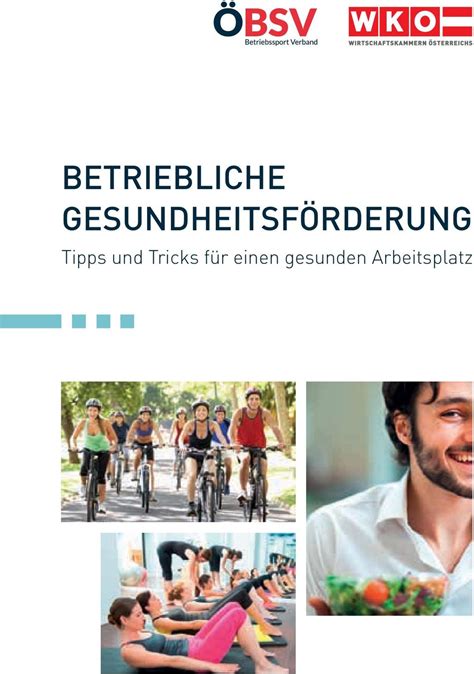 Betriebliche Gesundheitsf Rderung Tipps Und Tricks F R Einen Gesunden