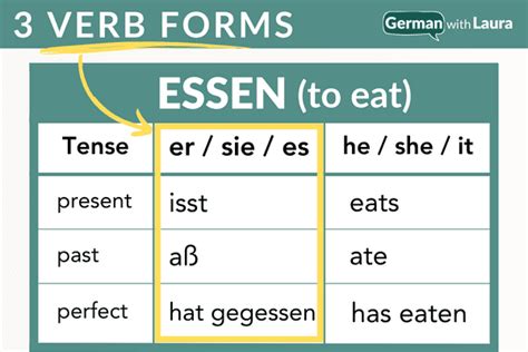 German Essen Conjugation How It S Used Examples And More