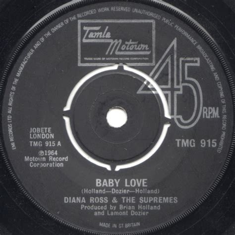 Baby Love 7 1974 Von Diana Ross The Supremes