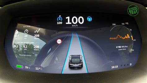 Tesla Model S Autopilot Test 2016 Now With English Subtitles YouTube