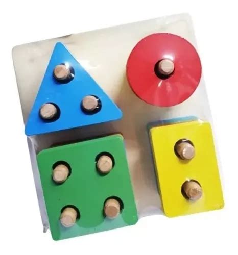 Juego Did Ctico Plantado Encajes Ni Os Figuras Geom Tricas En Venta En