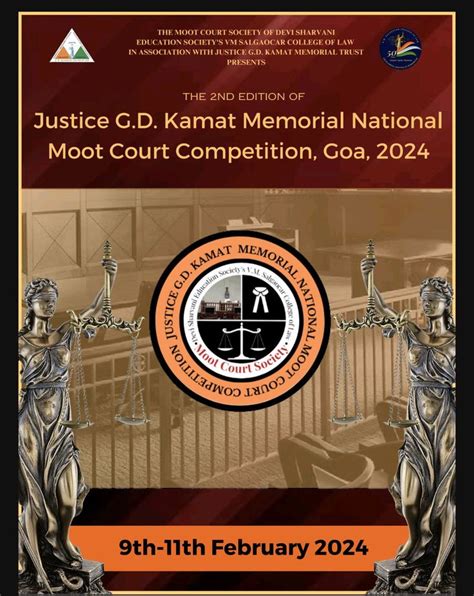 The Poster For Justice C Kmat Memorial National Moot Court Competition