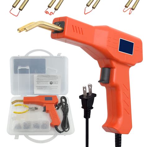 Emlimny 50w Hot Stapler Plastic Welder Kit Hot Staples Upgrade Package Plastic Welding Machine