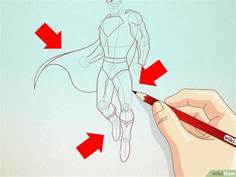 Cómo dibujar a Superman 13 pasos con fotos wikiHow