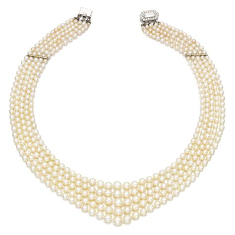 Cartier Necklace Pearls Cultured Pearl Necklace Cartier Necklace