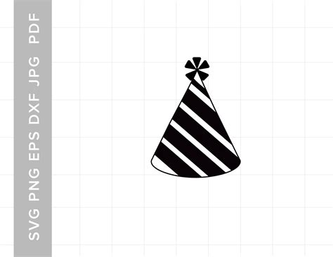 Party Hat Svg Party Hat Svg Party Hat Cut Files Party Hat Etsy