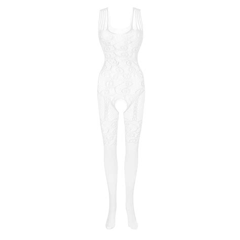 Gunia Women Lingerie Wedding Fishnet Sheer Body Stocking Bodysuit Underwear For Party Date Night