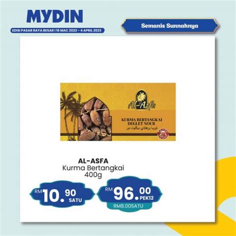 MYDIN Raikan Ramadan Kurma Promotion 16 Mar 2023 4 Apr 2023