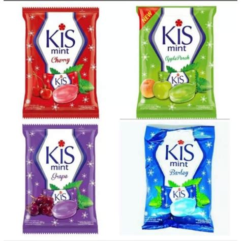 Jual Permen Kiss Kemasan Rasa Cheryapple Peachgrapebarley Shopee