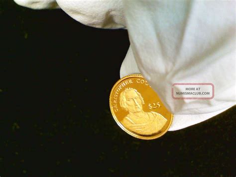 2000 Republic Of Liberia $25 Gold Coin. 73g (worlds Smallest Gold Coin ...