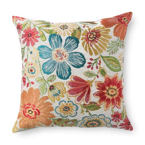 Better Homes And Gardens Garden Blossoms Decorative Throw Pillow 20 X