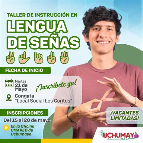 ¡taller De Lenguaje De Señas Municipalidad Distrital De Uchumayo