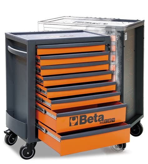 Beta Carrello Arancio RSC24 8 Con 8 Cassetti 398 Utensili 024004821